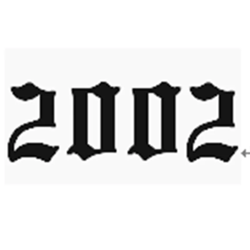 2002 Год, ожерелье из нержавеющей стали для женщин, ожерелье с цифрами на заказ, ювелирные изделия на заказ, ожерелье с цифрами на год, воротник de Moda - Окраска металла: 2002