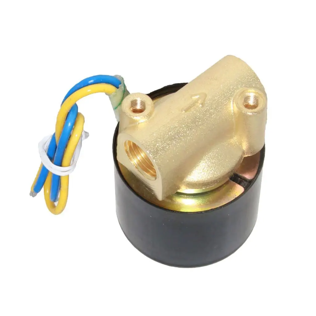 

New DC 12V 1/4 Inch Electric Solenoid Valve High Quality Brass electric solenoid valve Water Air Inlet Flow Switch