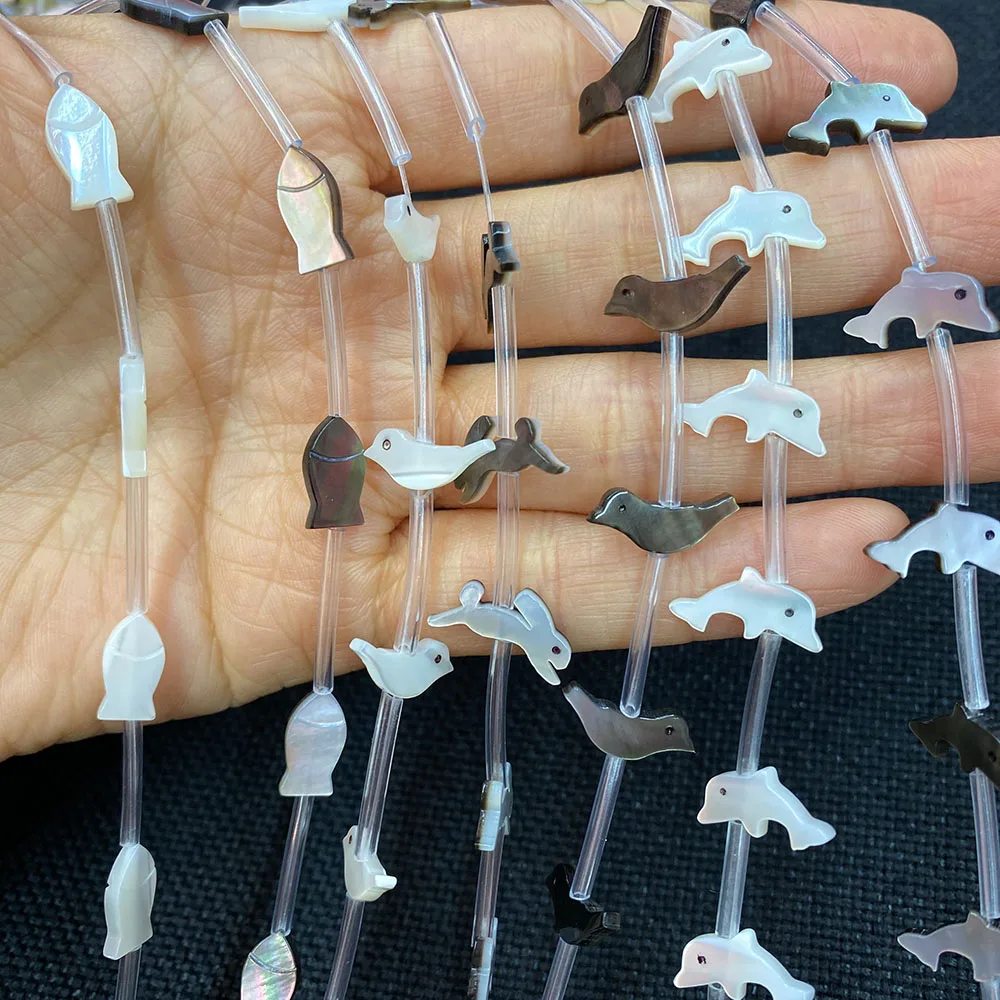 

Natural Shells Beads animal Accessories DIY Women Charms for Bracelet Necklace Earrings Making Fashion Jewelry Wholesale 10pcs