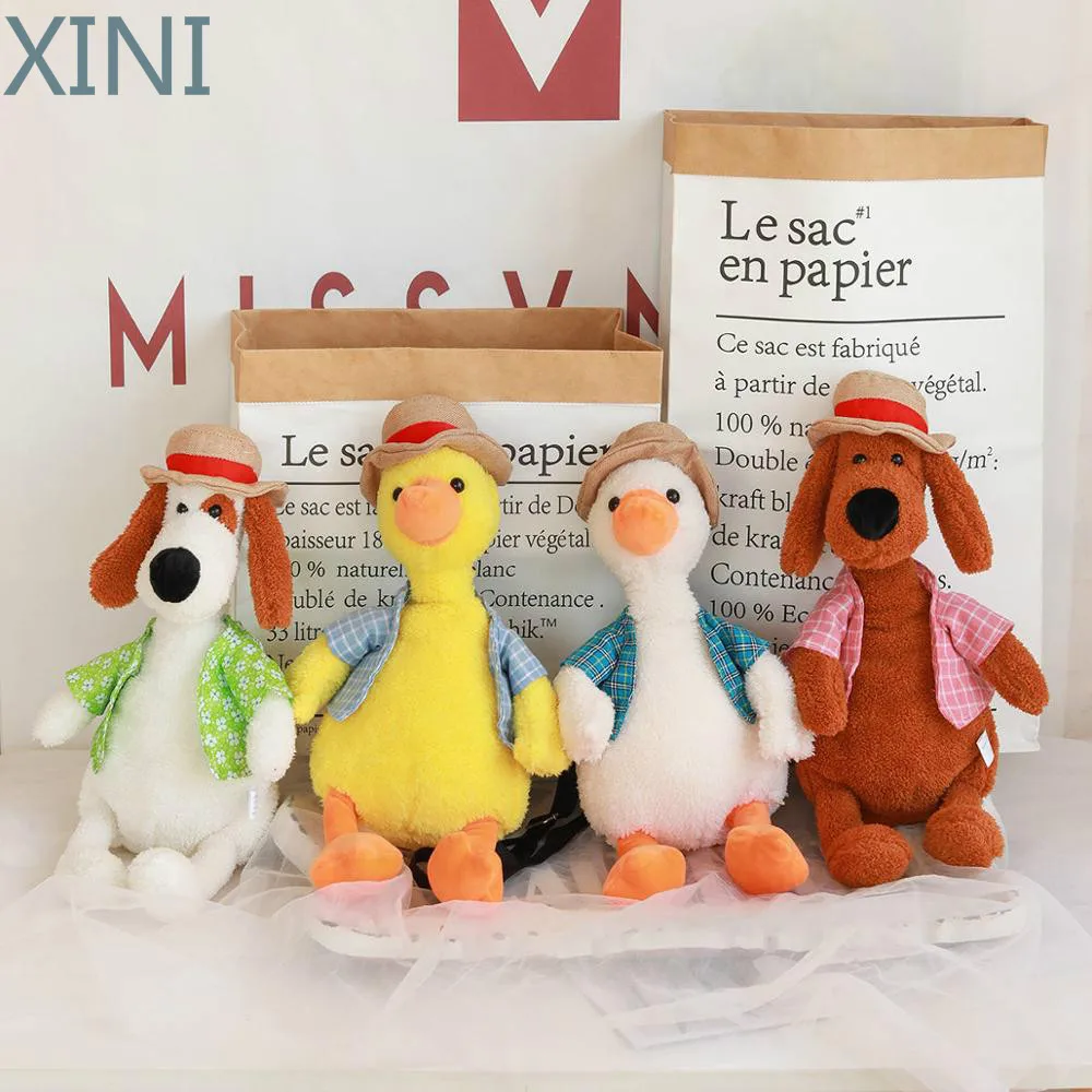 Заправочная сумка с косым утенком кошелек на одно плечо для собаки плюшевая