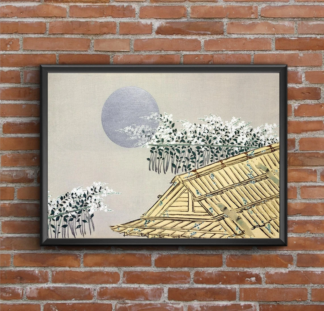 Азиатское искусство-дом от Момойогузы цветы сто поколений Камисака Sekka холст