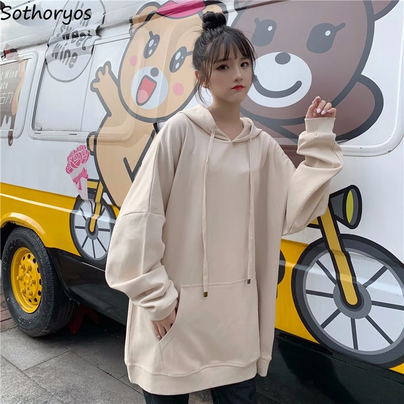 Женские толстовки новинка 2020 большие размеры корейский стиль свободные