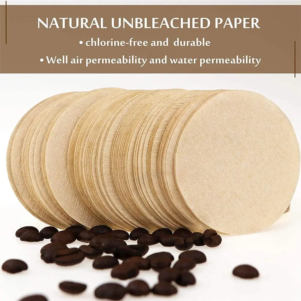 

100 Pcs Coffee Filter Paper Moka Pot Filter Paper Round Vietnam Pot Dripping Pot Espresso Machine Moka Pot Strainer Sheet