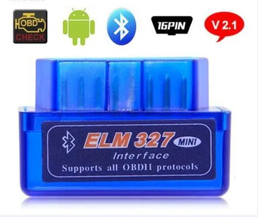 Красный Супер мини elm327 Bluetooth OBD2 V2.1 Elm 327 V2.1 Android автомобильный адаптер сканер OBD 2 OBDII автоматический диагностический инструмент сканер - Цвет: Красный