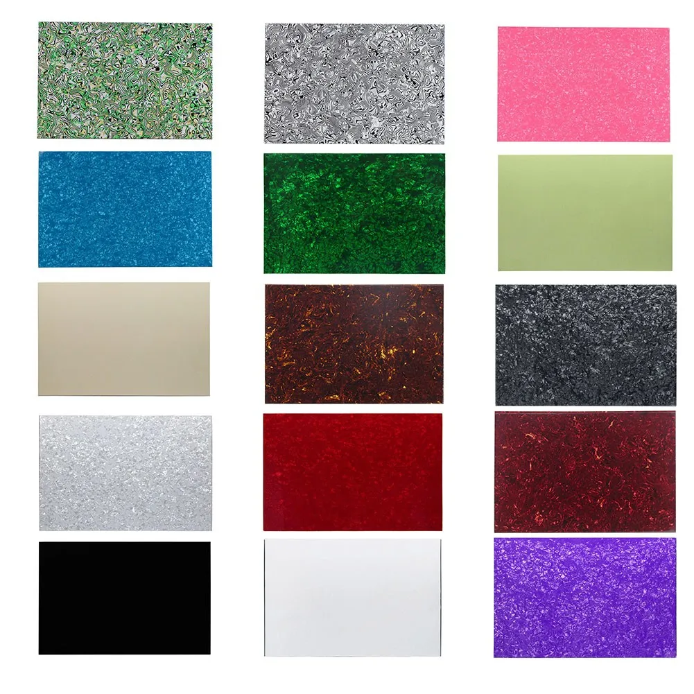 

3Ply Construction Electric Guitar Blank Pickguard Board Scratch Plate DIY Customed Blank Sheet Guitar Bass Parts Accessories