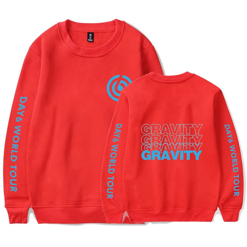 

Fashion Kpop DAY6 World Tour GRAVITY Hoodie Pullover Men Women Capless Sweatshirts Casual Long Sleeve O-neck Unisex Hoodies Tops