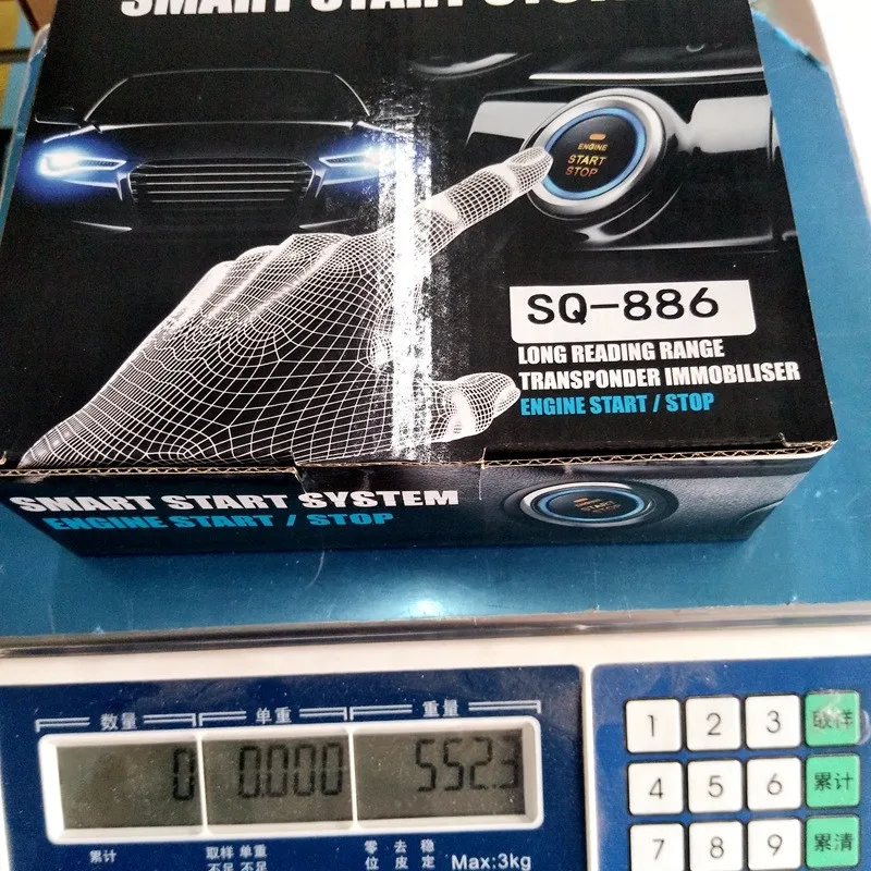 Автомобильная сигнализация с кнопкой автозапуска подачи сигнала запуска и