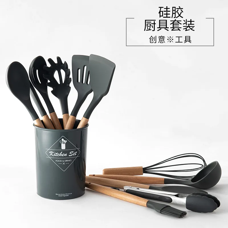 Набор кухонной утвари из силикона 11 шт. | Дом и сад