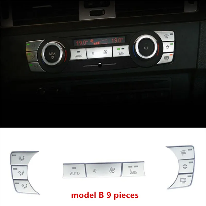 

Air Conditioning Buttons Sequins Cover Trim For BMW 3 Series E90 318 320i 2005-2012 Chrome ABS Car Styling Interior Modified