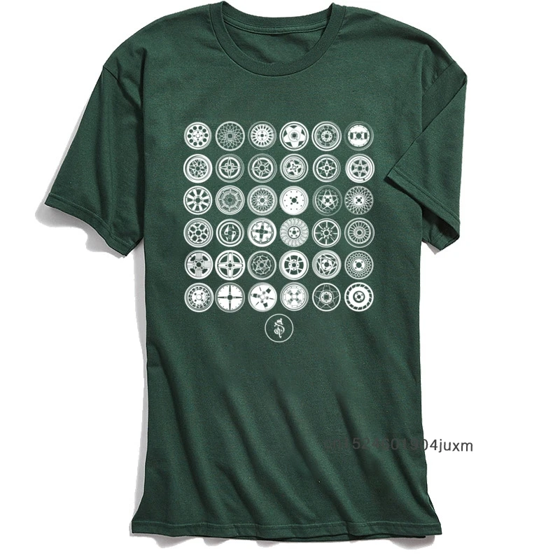 Футболка High Street JDM Old School Rims Мужская футболка из чистого хлопка топ на день