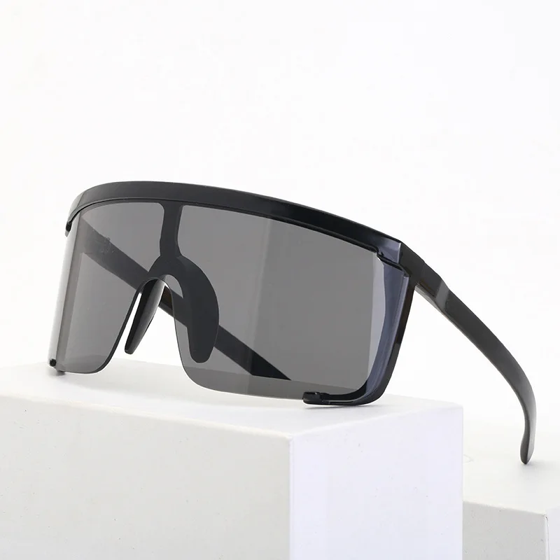 

New Colorful Sports Sunglasses Men's 17183 One Piece Safety Protection Large Frame Sunglasses Men's Fashion Outdoor