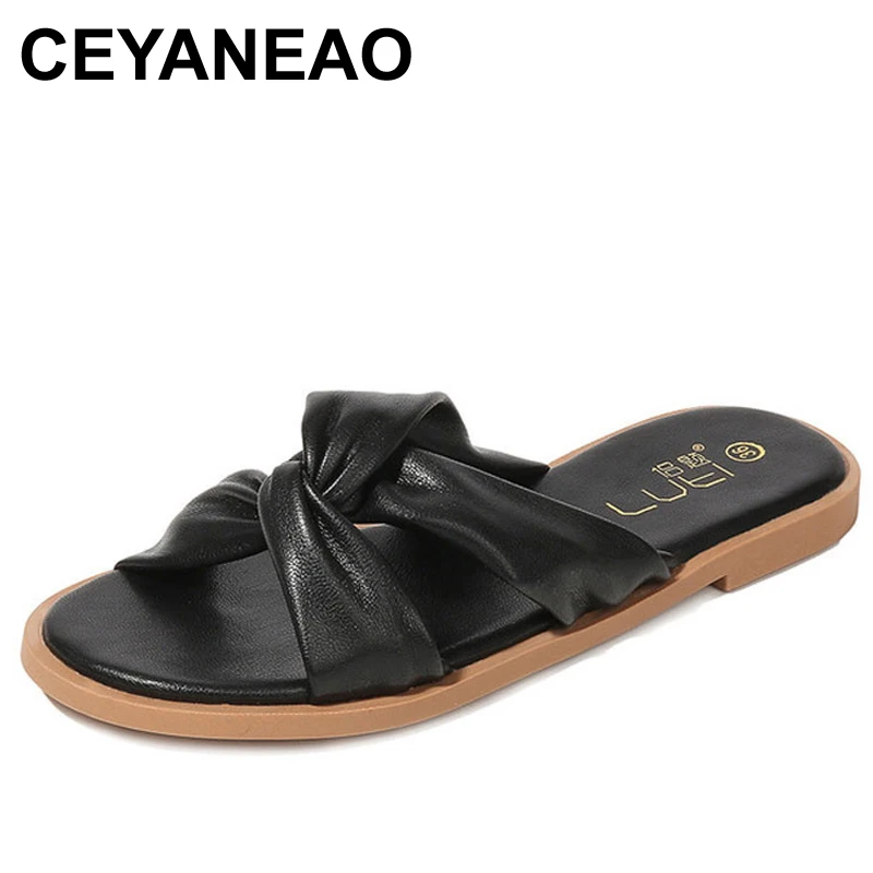 

CEYANEAO2020beach женские тапочки сандалии женские тапочки на плоской подошве; Повседневная женская обувь; Уличные женские шлепанцы без задника с о...