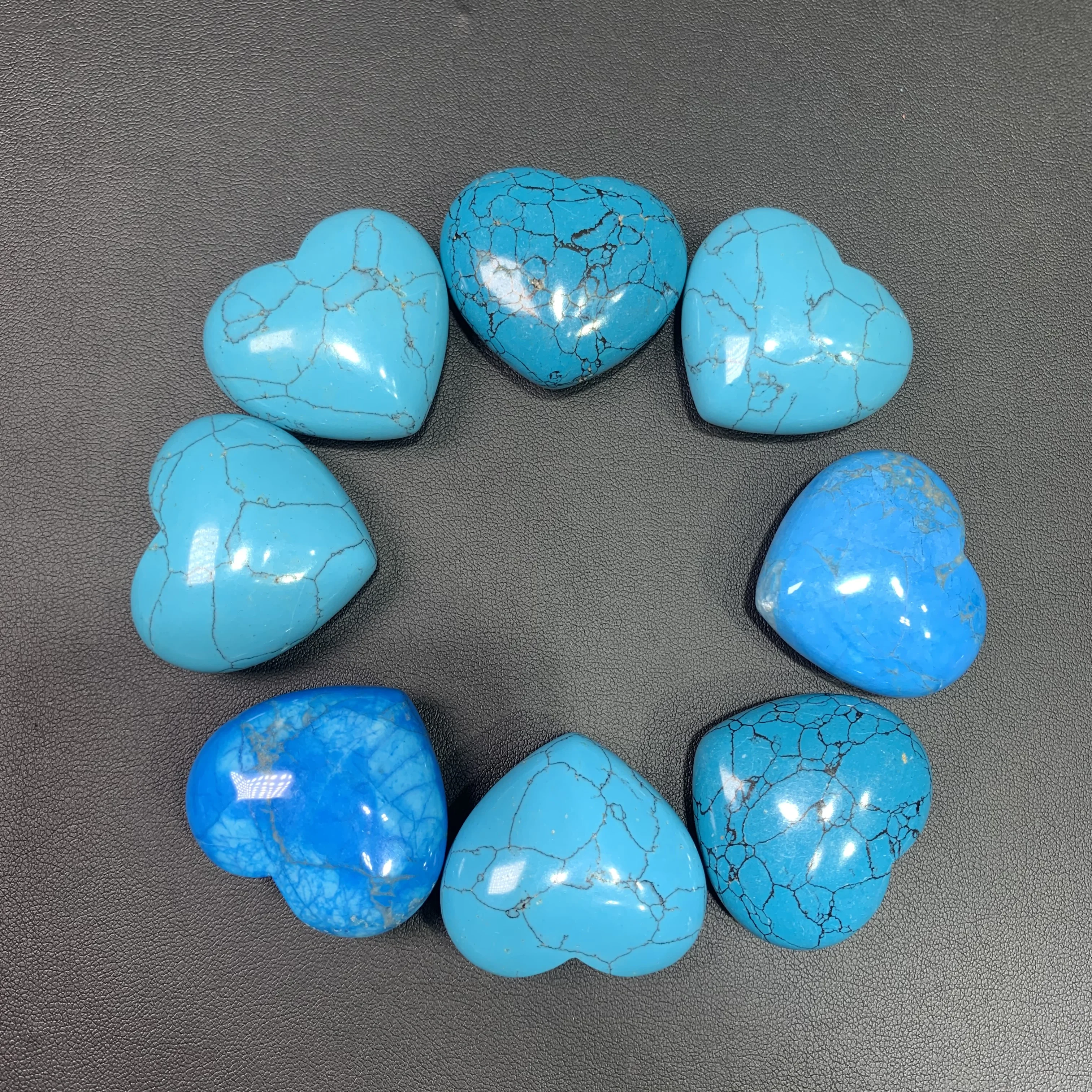 3 шт натуральный синий Tophus камень в виде сердца форма камня для украшения|Камни| |