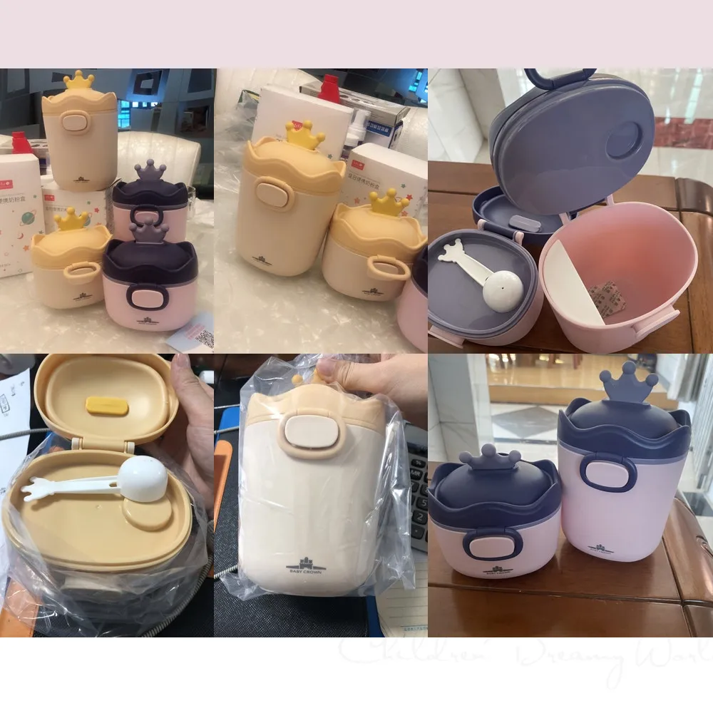 

Portable Large-capacity Milk Powder Box BPA Free Formula Dispenser Baby Food Storage Container Snack Cups