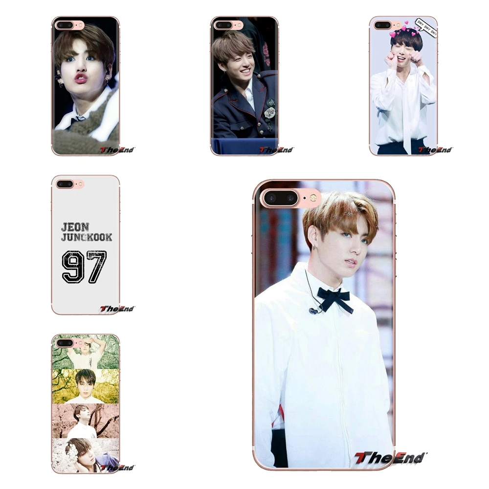 Чон jungkook Корея KPOP мягкие чехлы для iPhone XS Max XR X 4 4S 5 5S 5C SE 6 6S 7 8 плюс samsung Galaxy J1 J3 J5 J7 A3 A5