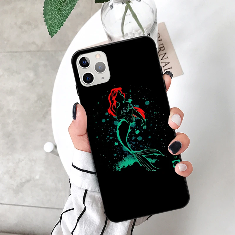 Милый мультфильм дисни Белоснежка Русалка Принцесса чехол для iPhone XS чехол для Max XR 11 Pro Max X 6S 7 8 Plus чехол эльфы - Цвет: TPU
