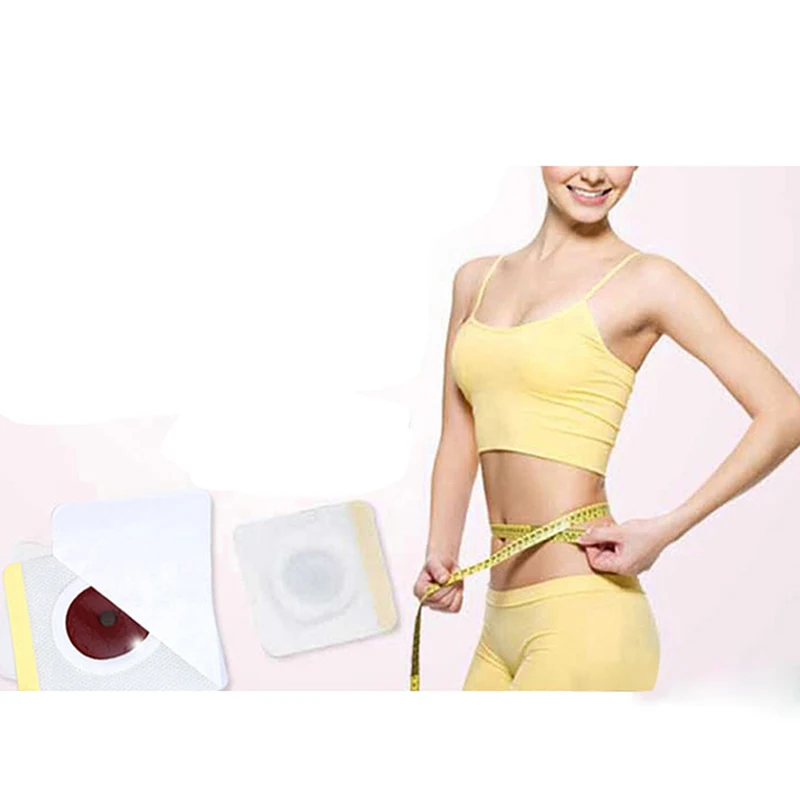 40 шт. традиционная пластырь для сжигания жира похудения пупка тонкий