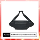 Многофункциональная спортивная нагрудная сумка Xiaomi, 4-слойная вместительная уличная спортивная водонепроницаемая поясная сумка для путешествий