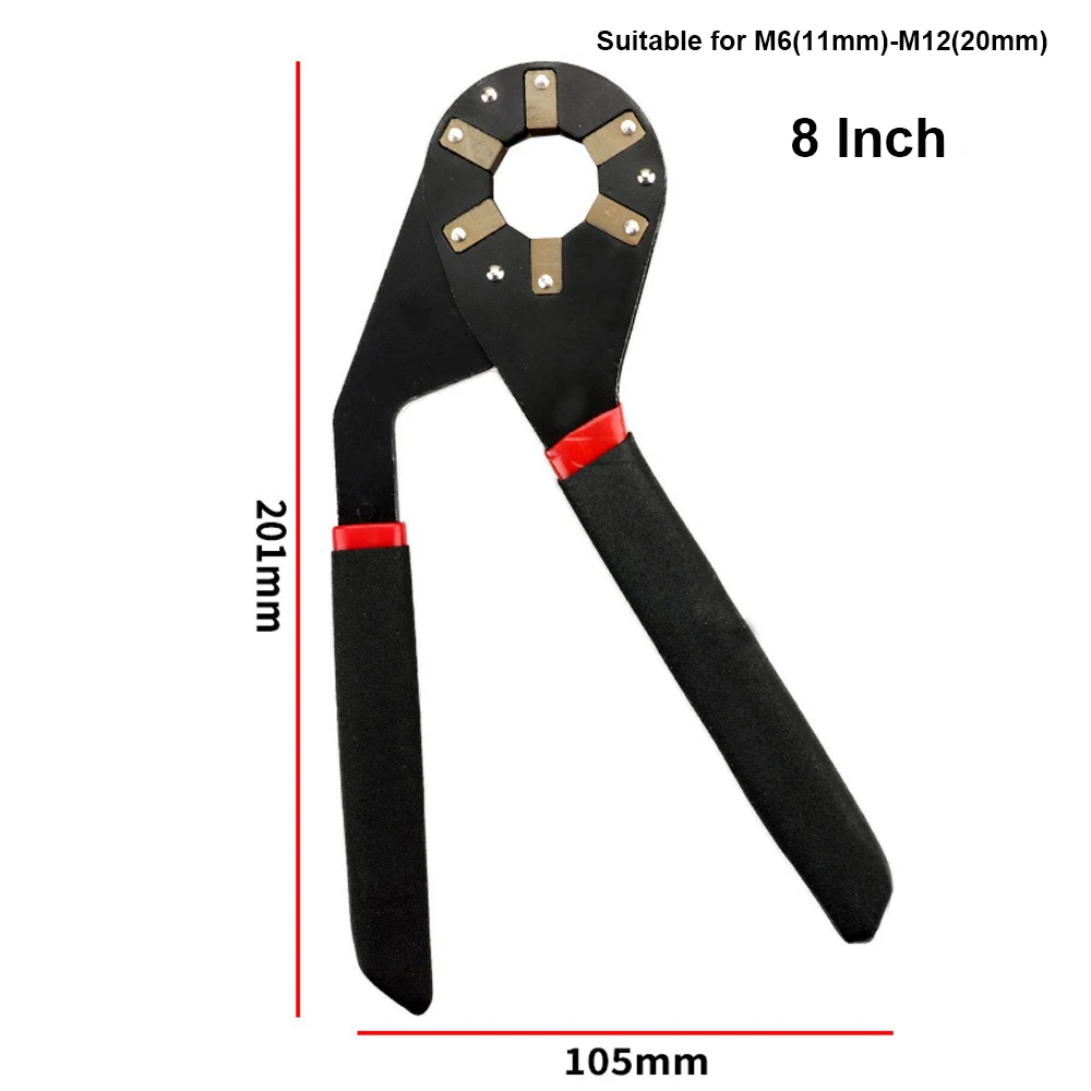 

May Living Multifunctional Mini Hex Wrench Adjustable External Hexagon Wrench for Bathroom Kitchen Appliances Precision Wrench
