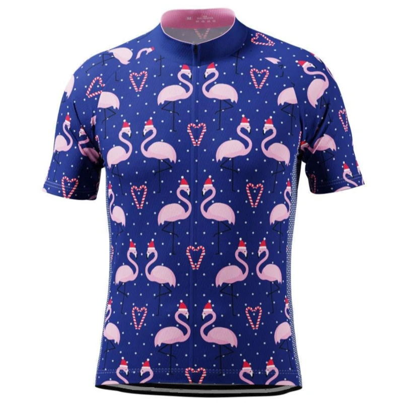 

Summer Men Cycling Jersey Bicycle BIke Downhill Breathable Shirt Short Sleeve 2021 Pro TeamClothes Quick Dry Reflective