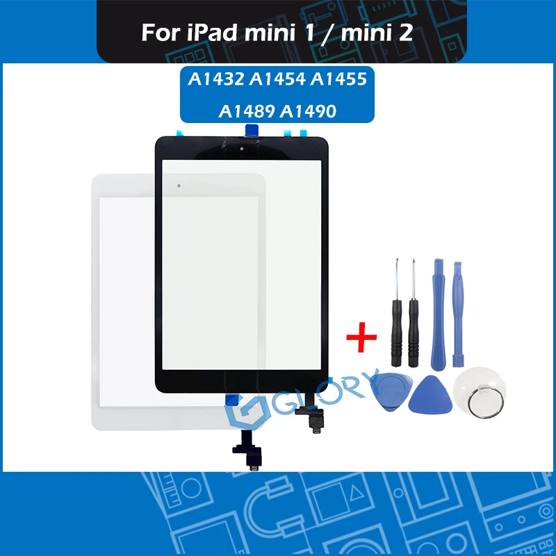 Переднее стекло дигитайзера A1432/A1454/A1455/A1490/A1489 для iPad Mini 1 2 сенсорная панель с