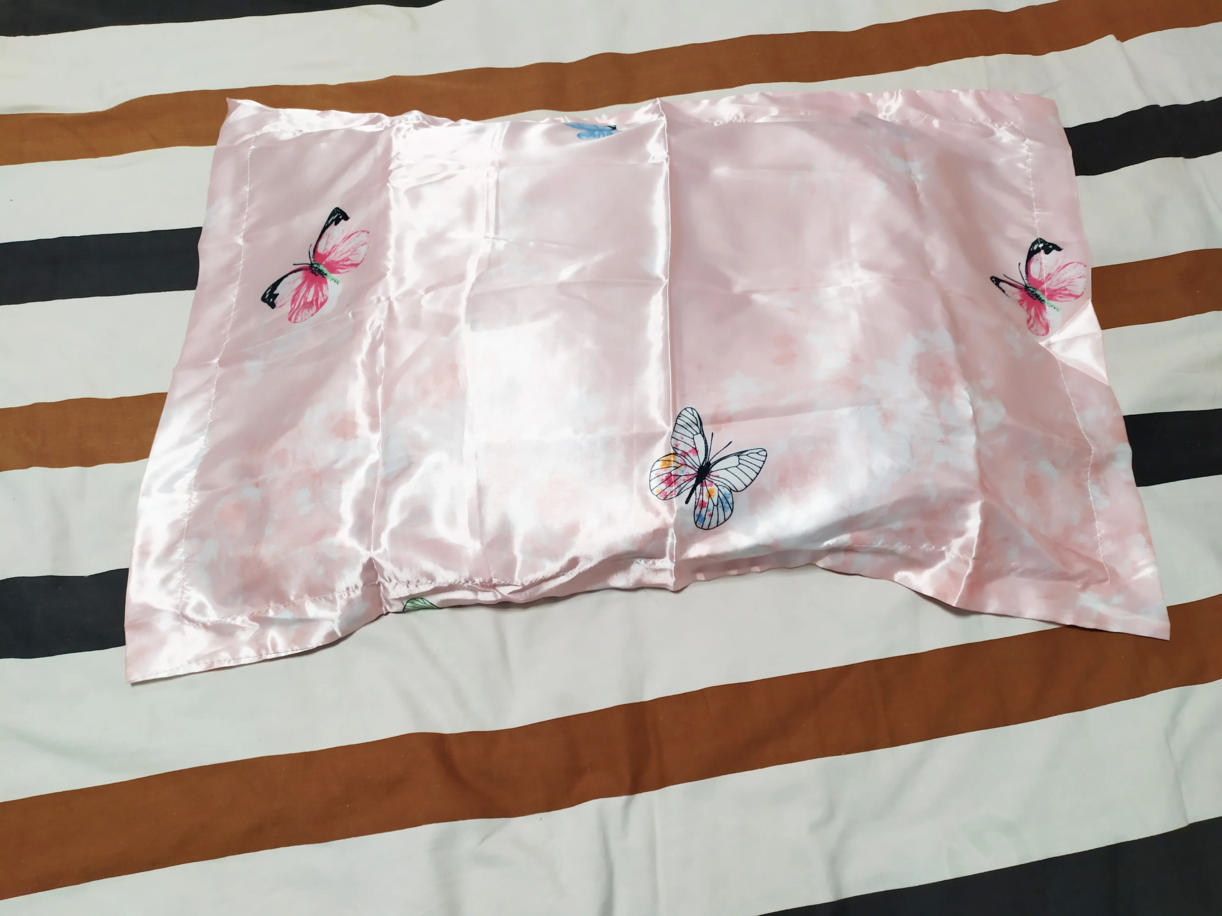 

Tribute Silk Single Pillowcases Bedroom Pillow Case Pillow Sack Pillow Cover Home Hotel Pillowcase 48*74cm Bedding Bedclothes