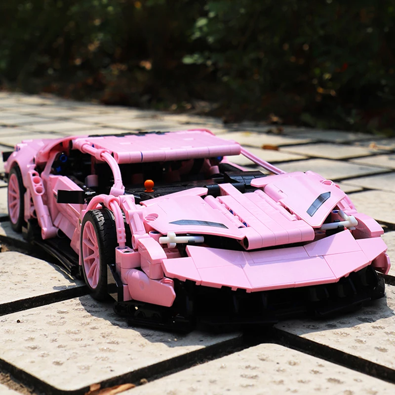 

High-Tech Famous Super Racing Car Model Building Blocks Creator MOC Technical Sports Vehicle Bricks Toys For Boy Adult Gifts