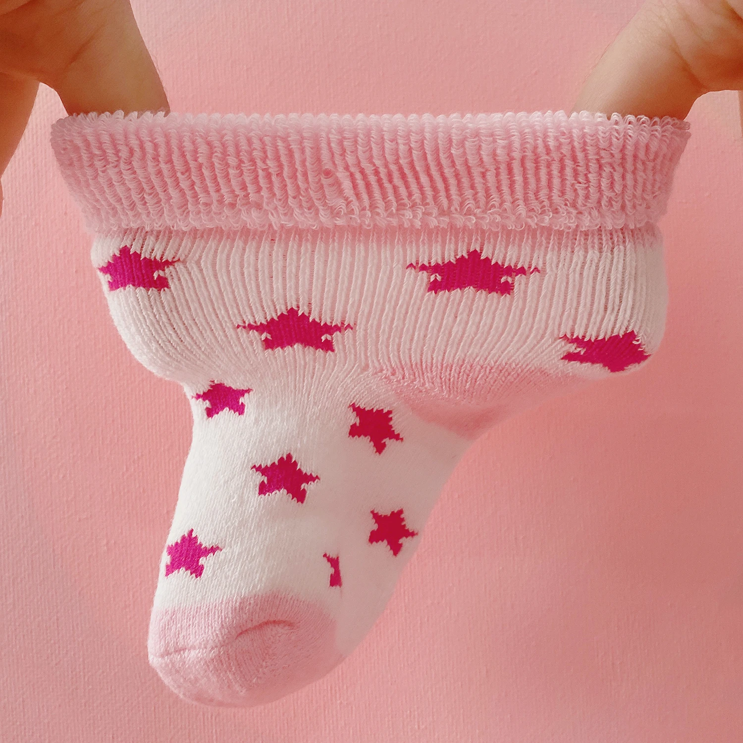 

5pcs Autumn Winter New Cute Cartoon Cotton Thick Warm Children Striped Socks Toddler Socks Kids Socks For 0-3 Year