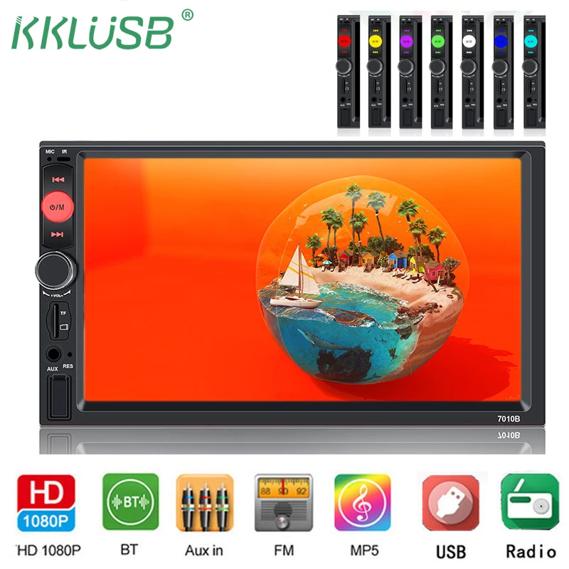 Авторадио 2 din общие модели автомобилей 7 ''сенсорный экран Bluetooth автомобильный