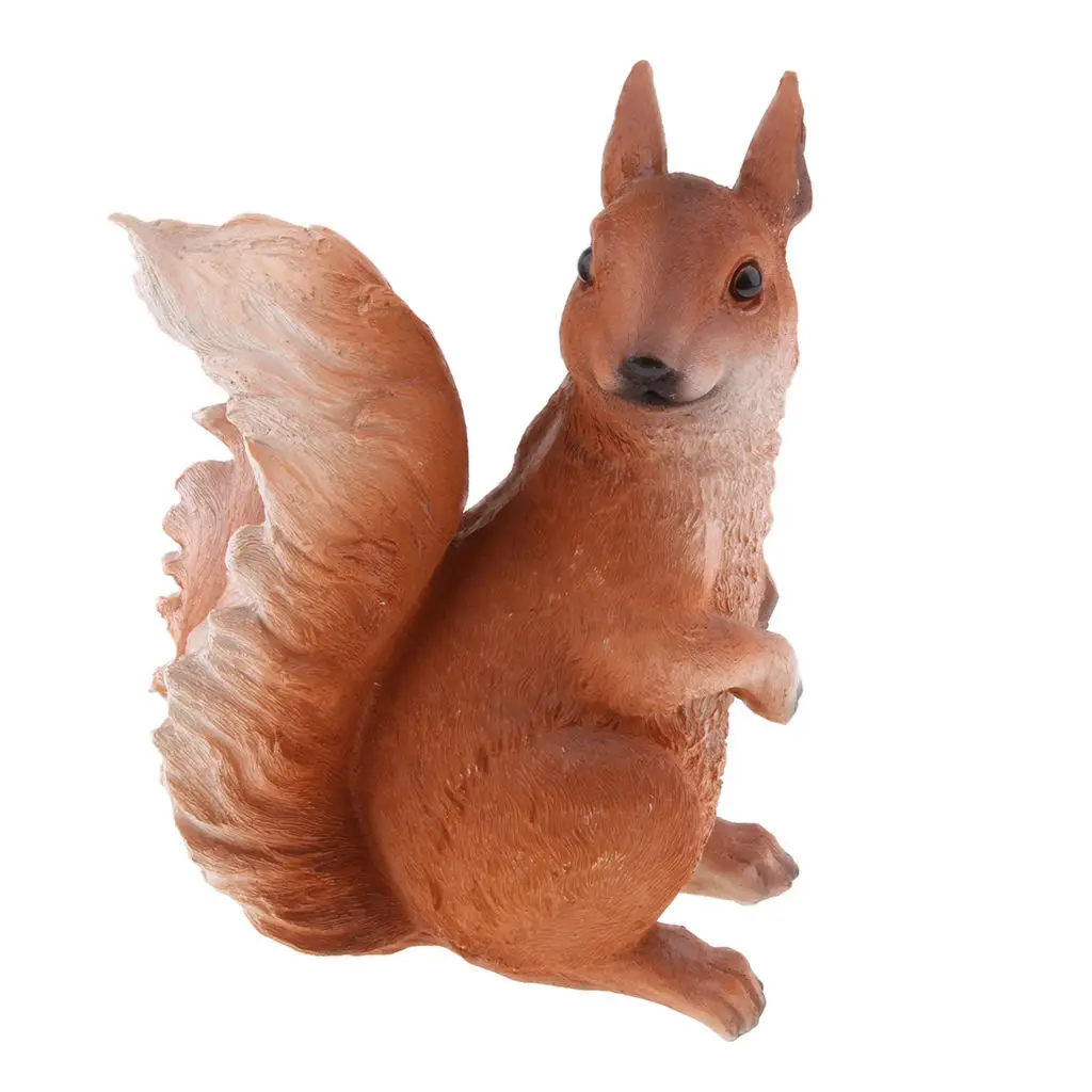 

Resin Brown Cute Squirrel Model for DIY Fairy Garden Decoration Animal Model