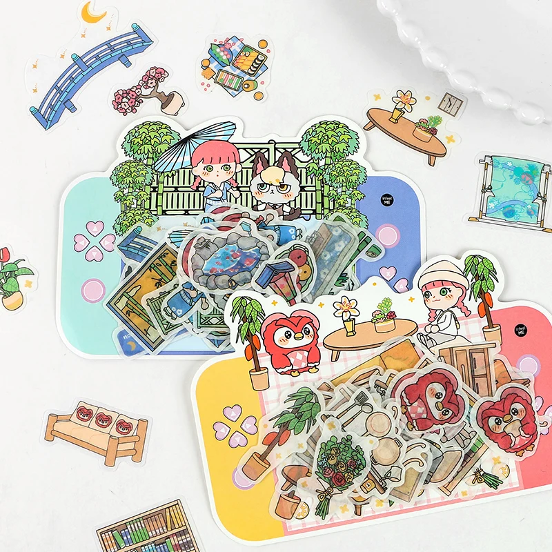 

40 шт./упаковка, детские наклейки с рисунком «Мой маленький Бадди»