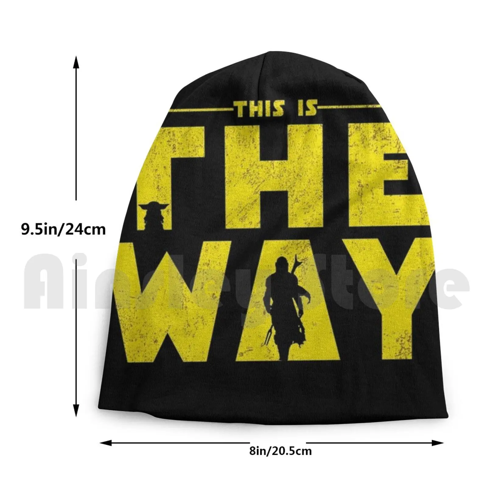 

Retro This Is The Way Yellow Mando And The Baby Beanies Knit Hat Hip Hop Stalafit The Baby
