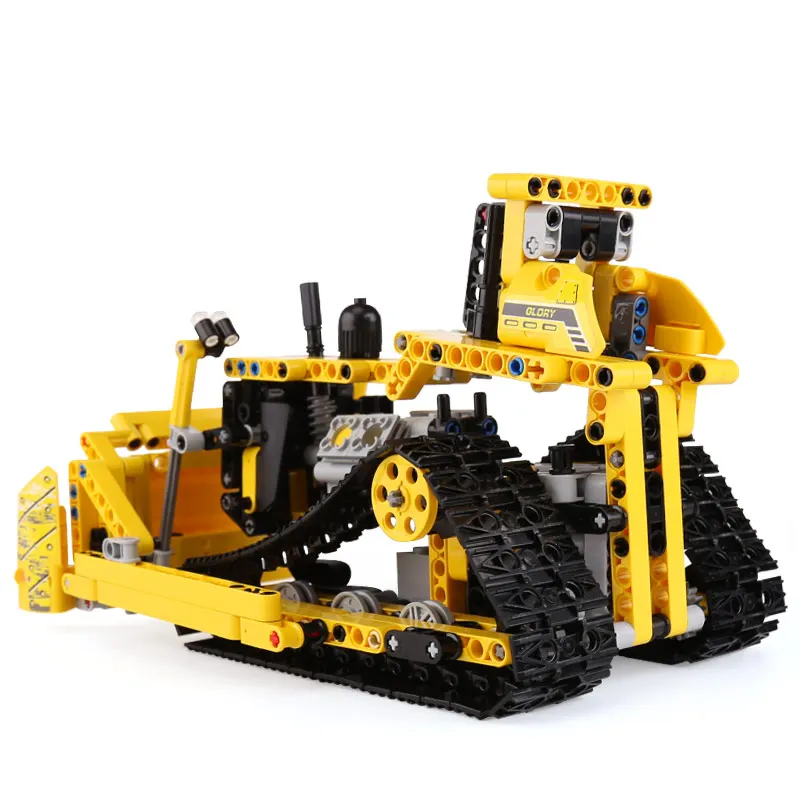 Бульдозер для ползания с дистанционным управлением Yeshin 13015 совместим MOC