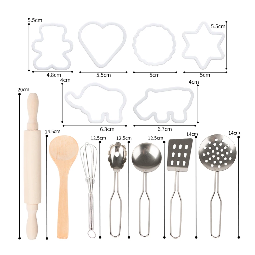 

Fun Children'S Baking Set Role-Playing Game Set Toy Portable Pink Kid Apron Set Practical Kitchen Game Toy Gift For Children