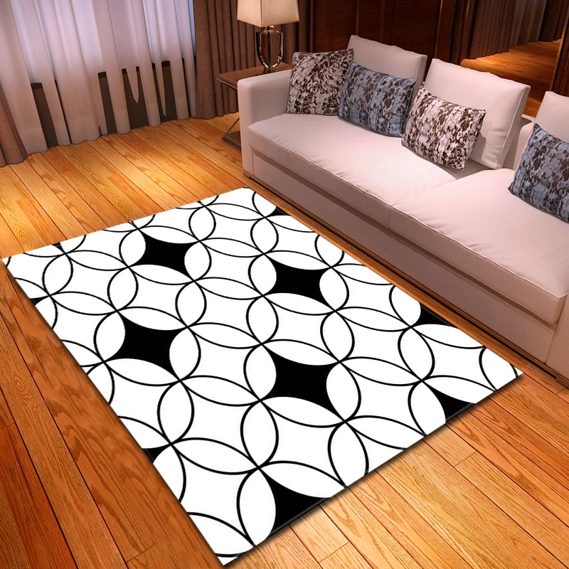 Ковер в винтажном стиле мягкий фланелевый коврик для столовой коврики спальни