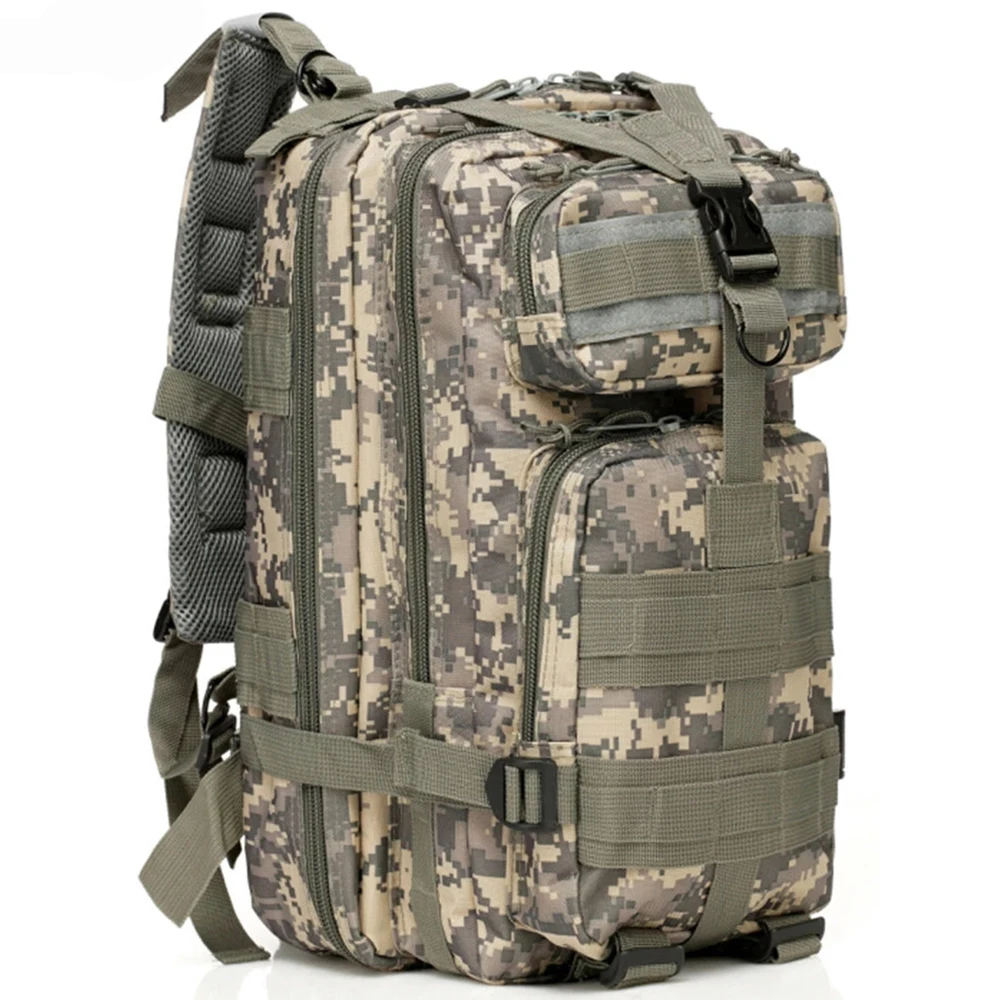 ACU camouflage Спорт на открытом воздухе камуфляж рюкзак военный вентиляторы Пеший Туризм тактическое боевое нападение Двойной плечевой 3P Тактический Водонепроницаемый рюкзак - Цвет: ACU camouflage