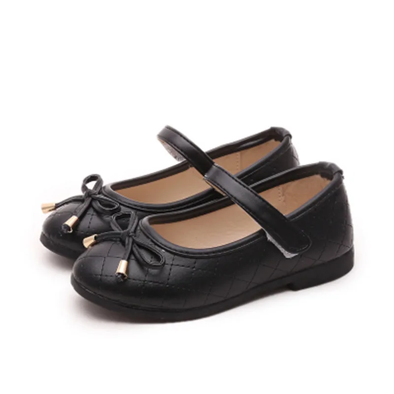 Kids Shoes New Spring 2020 Autunm Summer Baby Princess Girls Flats Children Black white red Students | Детская одежда и обувь