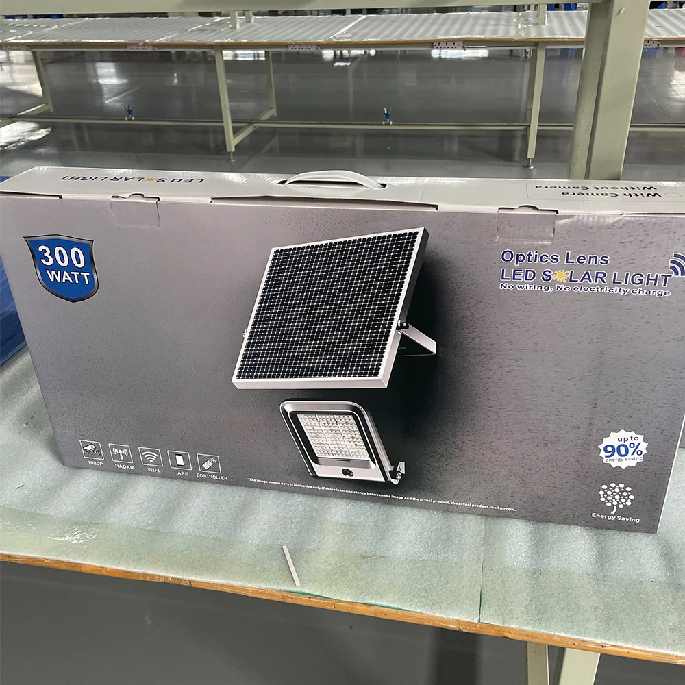Уличная лампа с дистанционным управлением на солнечной батарее 3000 лм умный