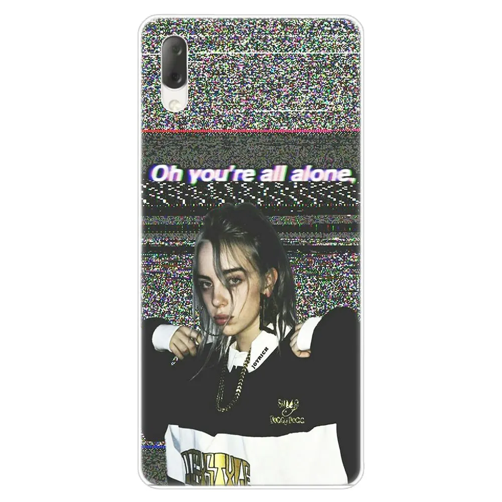 Billie Eilish Мода жесткий чехол для Sony Xperia L1 L2 L3 X XA XA1 XA2 XA3 ультра 10 плюс E5 XZ XZ1 XZ2 компактный XZ3 XZ5 2 20 крышка - Цвет: 009