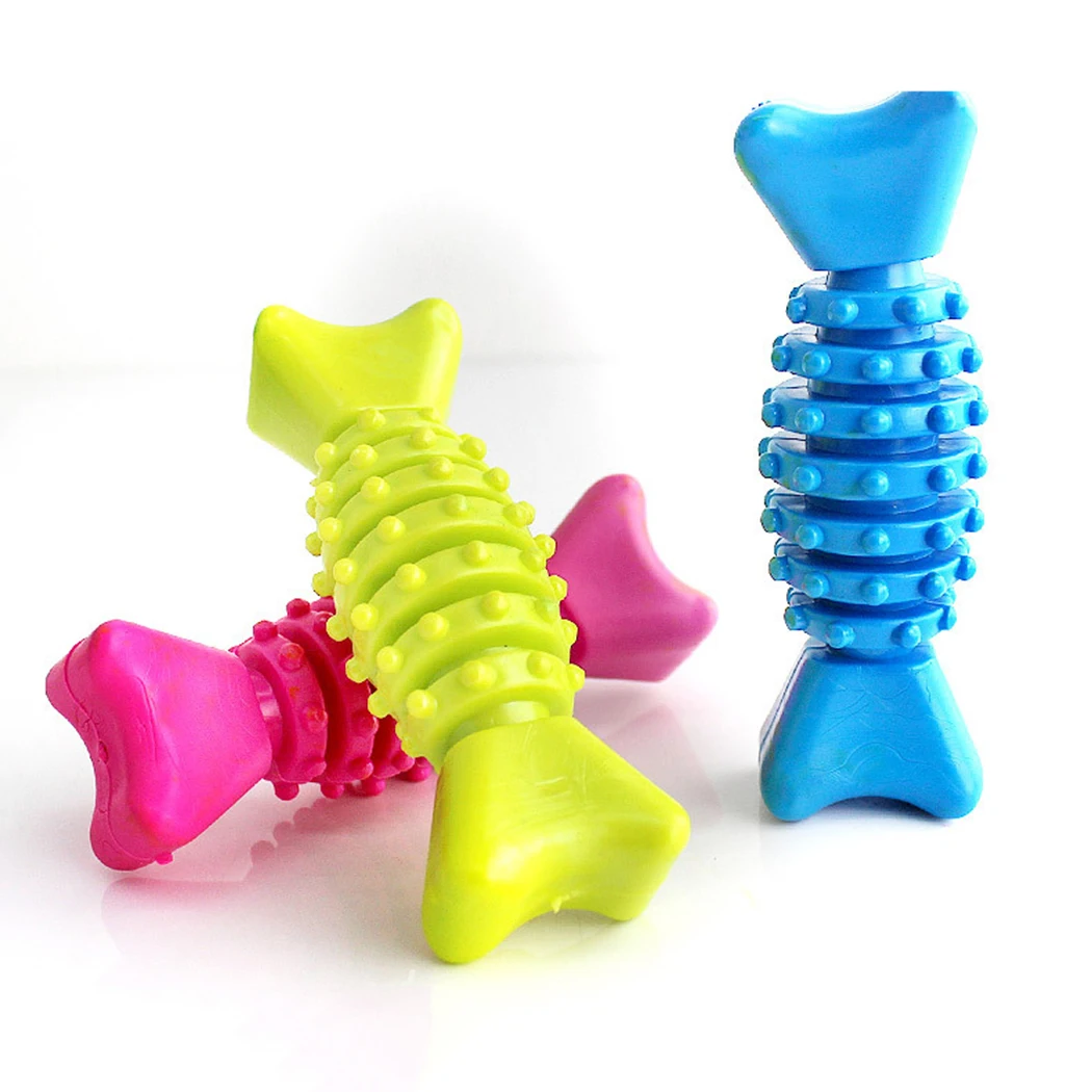 

Dog Toys Rubber Bone Dog Chew Toys Creative Puppy Teething Chew Toy Dental Care For Dog Pet Accessories 1 PC