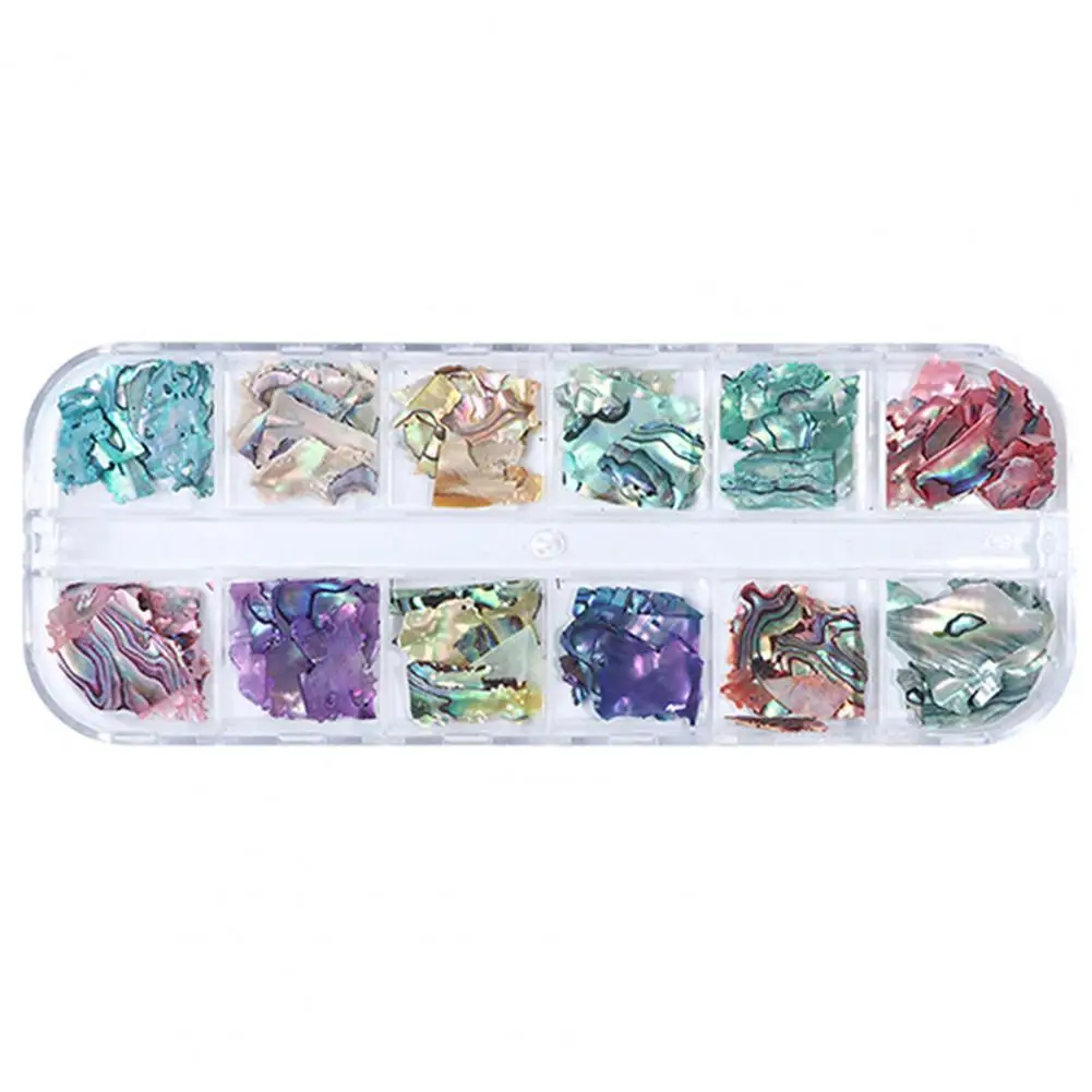 

DIY Creation Multicolor Shell Nail Art Decoration Granule for Home Use