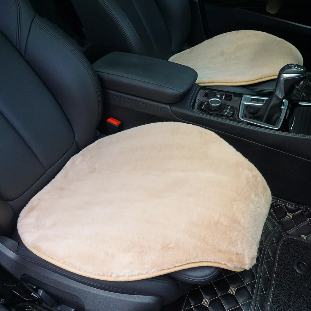 GSPSCN 1cp мягкая Роскошная Подушка на сиденье из искусственной овчины Зимний Теплый