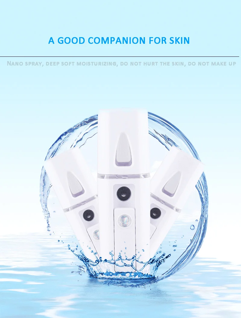 Новый портативный удобный спрей для ухода за кожей лица распылитель пара