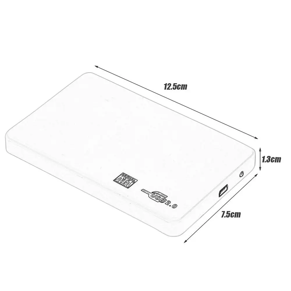 Жесткий диск чехол 2 5 SATA к USB 0 адаптер Корпус жесткого диска для SSD Поддержка ТБ HDD