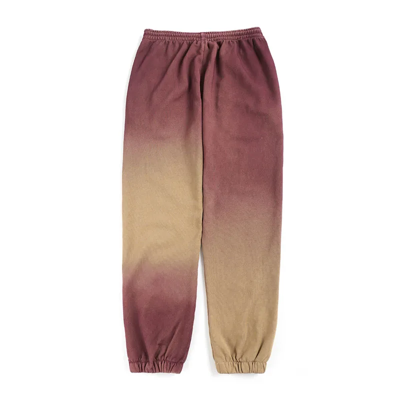2020FW Kanye West Tie Dye спортивные брюки для мужчин и женщин осенне зимние флисовые SUNDAY