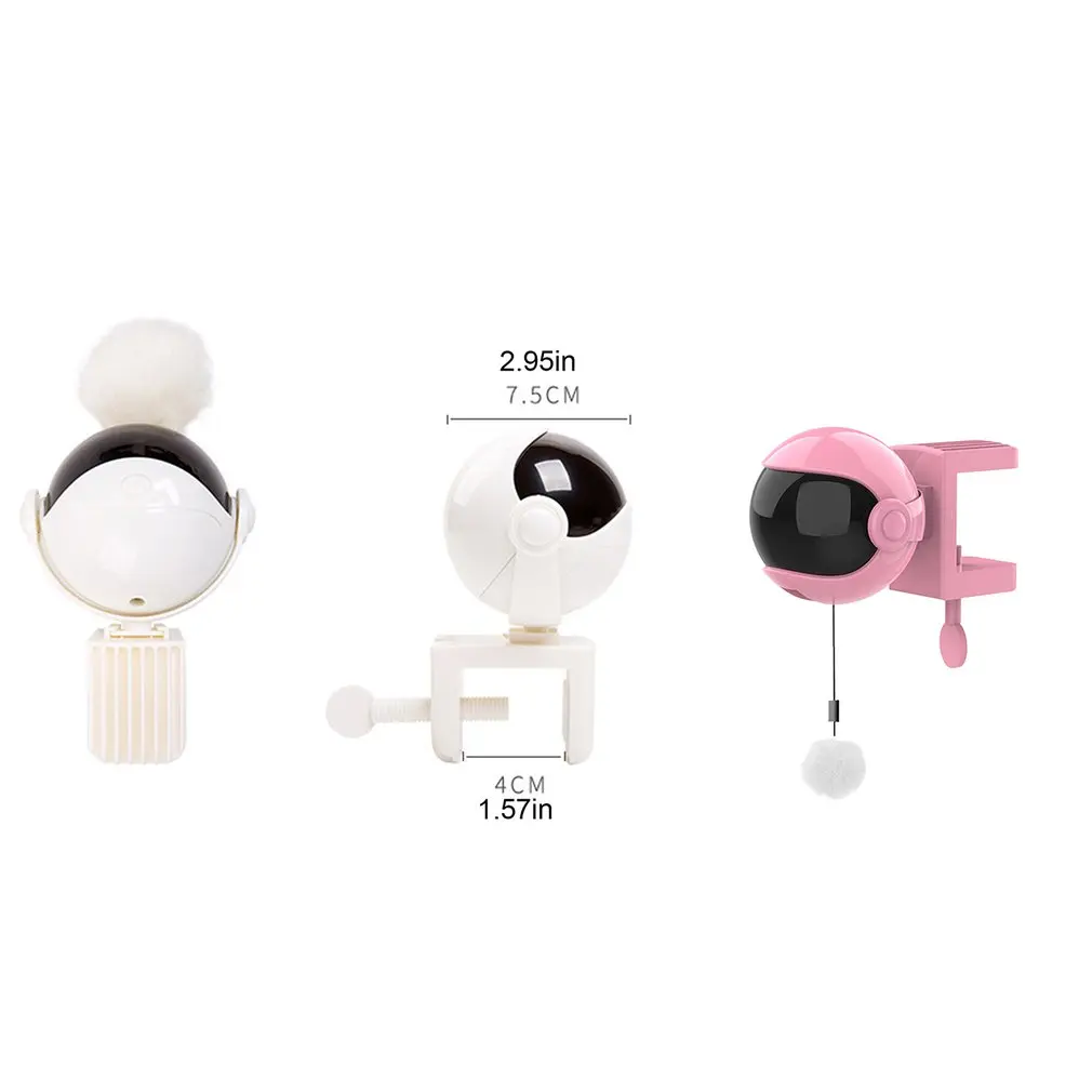 

Electric Funny Cat Educational Toy Swing Lifting Fur Ball Funny Cat Ball Automatical Cat Supplies Without Battery