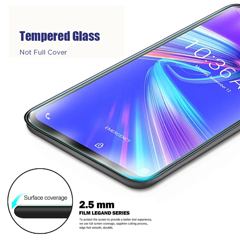 Screen Protector For Realme X XT X2 Pro X3 Tempered Glass U1 Q C1 C2 C3 C11 C3i HD Transparent | Мобильные телефоны и