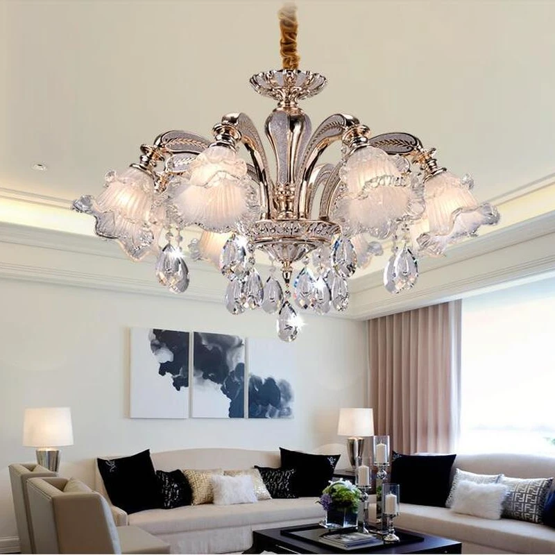 Современная светодиодная люстра из итальянского стекла хрустальная ручной