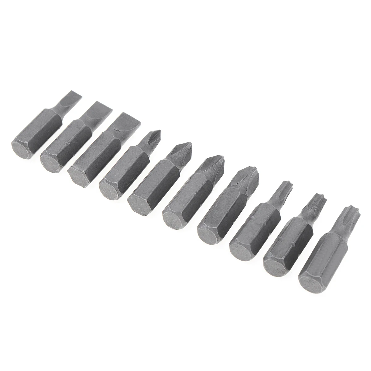 10pcs Carbon Steel Screwdriver Bit Set Magnetic High Hardness Batch Head Screw Driver Bits Slotted Phillips Hexagon Drill | Инструменты