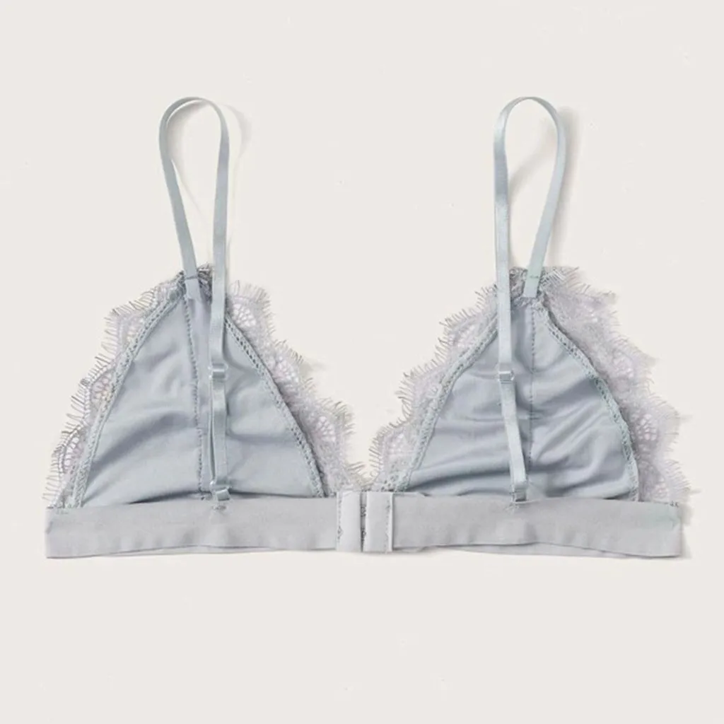 Женский кружевной бюстгальтер без косточек с V образным вырезом|Спортивный